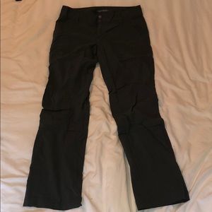 Columbia gray roll up hiking pants